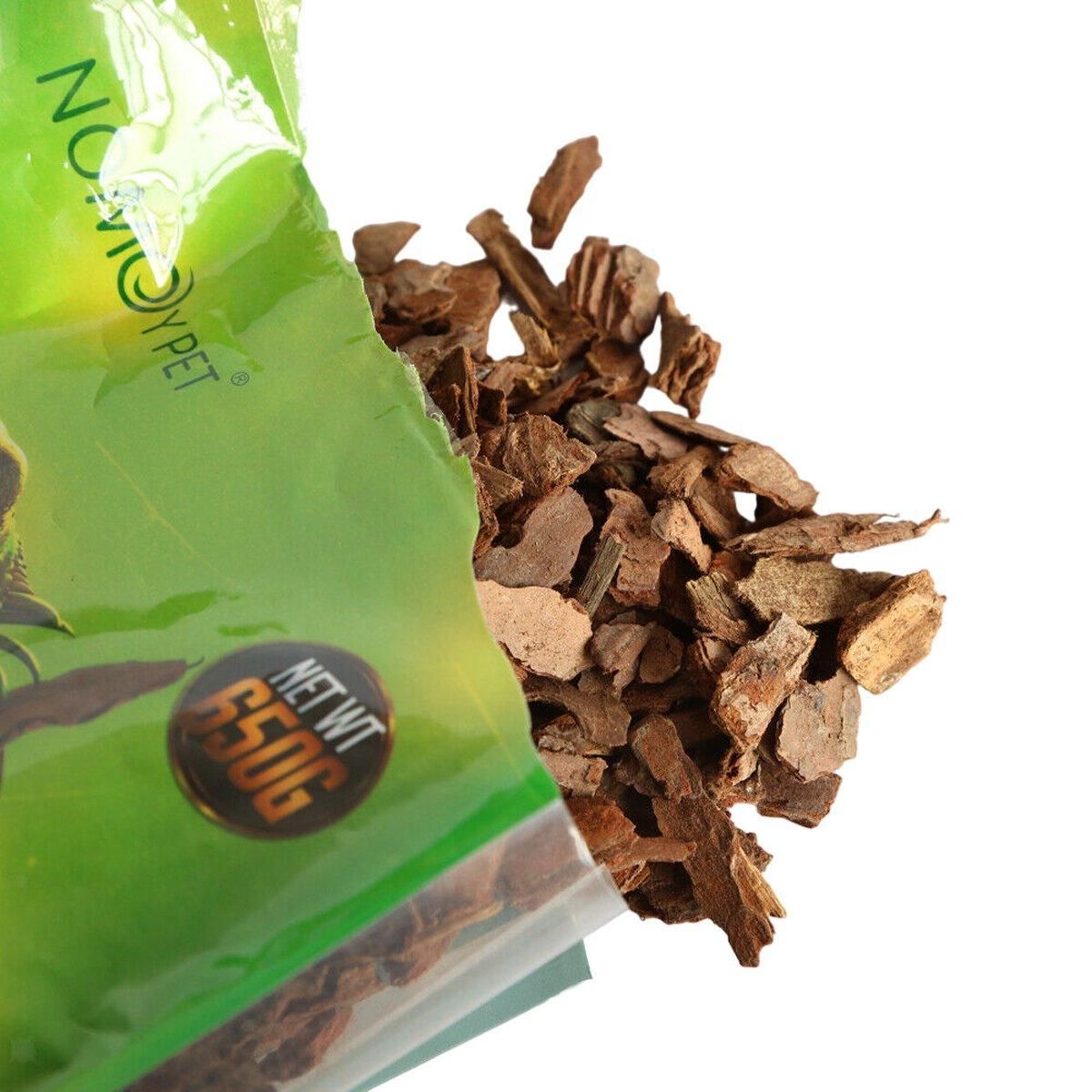 Reptile Bedding Substrate for Lizard Snake Tortoise Natural Bark Material - Small 650g V528-BARK-PARTICLE-S-832929
