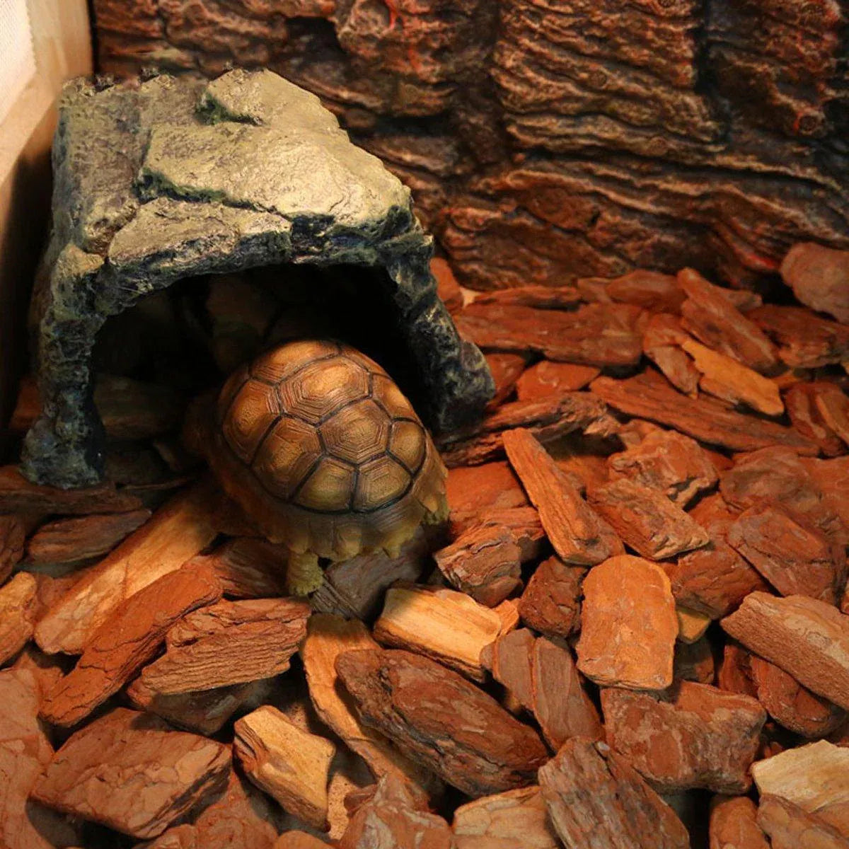 Reptile Bedding Substrate for Lizard Snake Tortoise Natural Bark Material - Small 650g V528-BARK-PARTICLE-S-832929