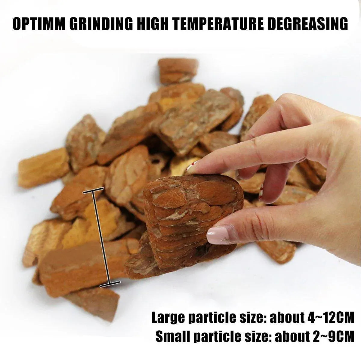 Reptile Bedding Substrate for Lizard Snake Tortoise Natural Bark Material - Small 650g V528-BARK-PARTICLE-S-832929
