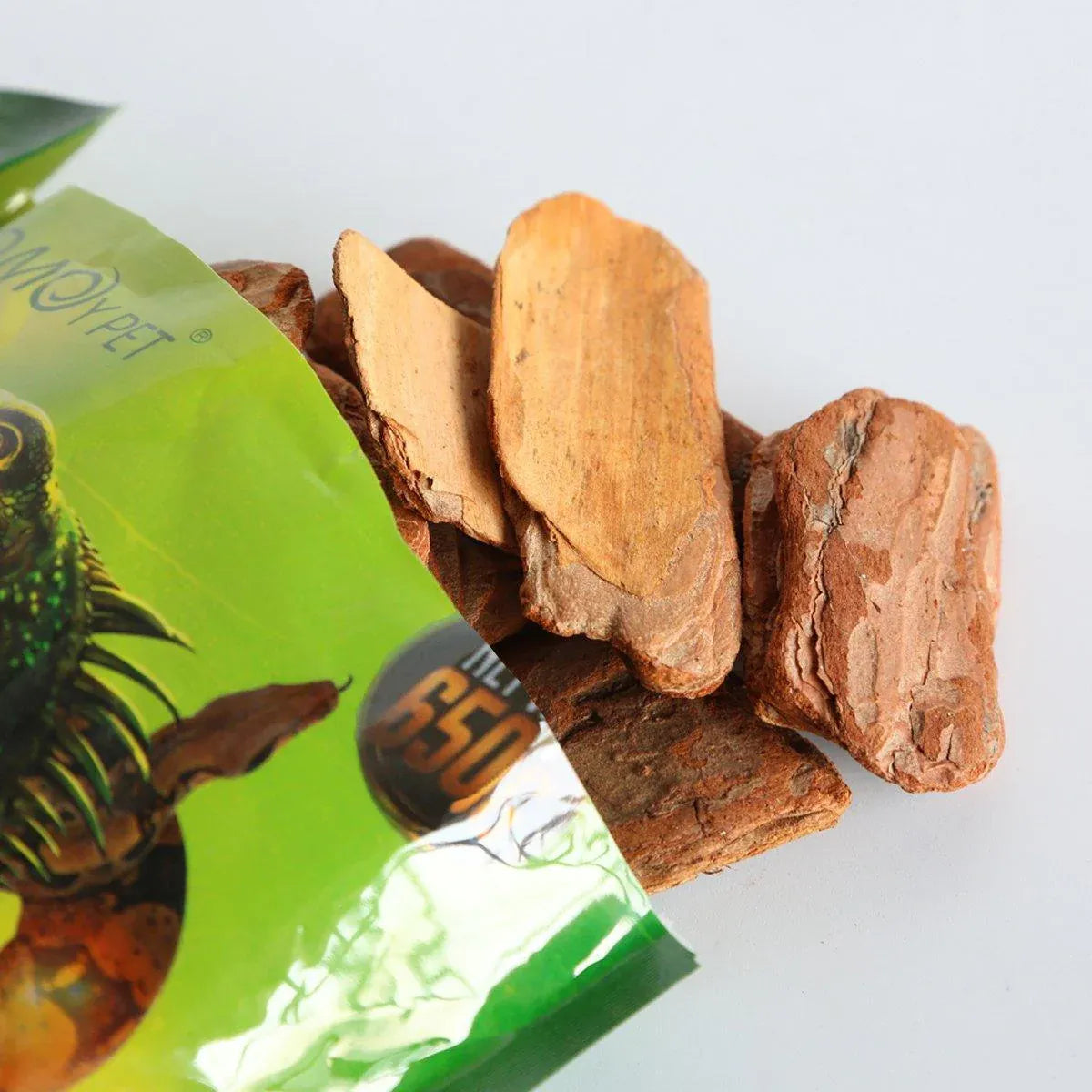 Reptile Bedding Substrate for Lizard Snake Tortoise Natural Bark Material - Small 650g V528-BARK-PARTICLE-S-832929