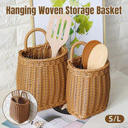 Vintage Wall Hanging Basket Kitchen Storage Basket Small Flower Basket Organizer - 12cm V528-BASKET-12CM-337689