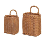 Vintage Wall Hanging Basket Kitchen Storage Basket Small Flower Basket Organizer - 12cm V528-BASKET-12CM-337689