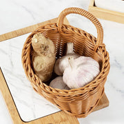 Vintage Wall Hanging Basket Kitchen Storage Basket Small Flower Basket Organizer - 15cm V528-BASKET-15CM-748469