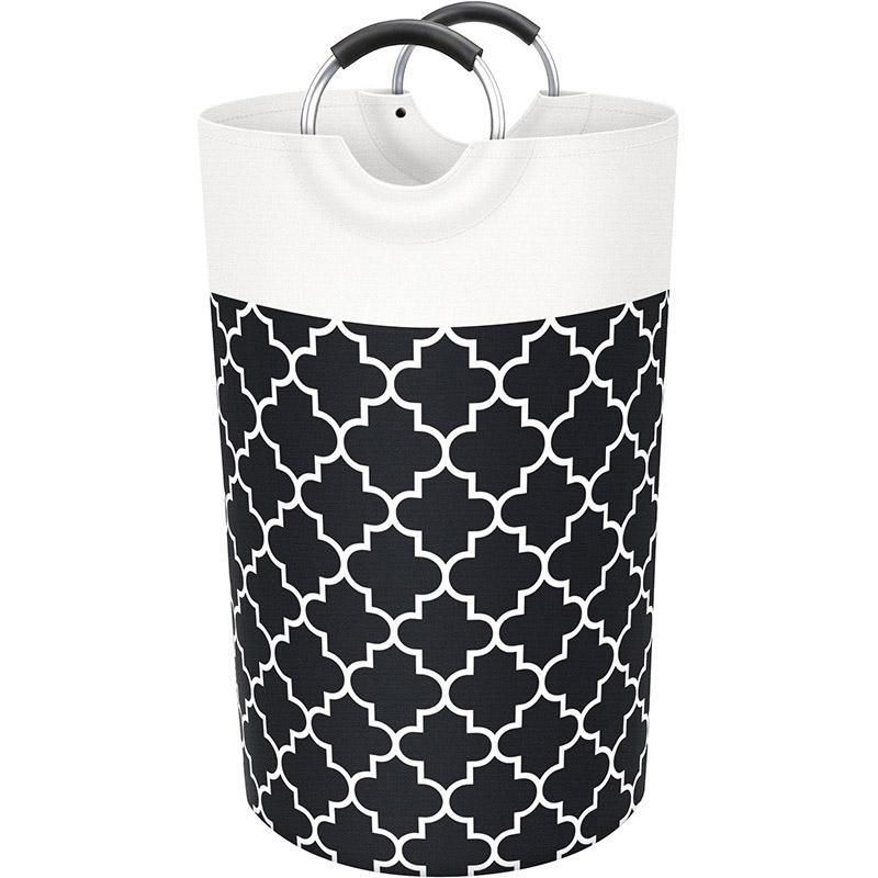 82L Large Capacity Laundry Basket for Dirty Clothes Toy Storage and Organizing - Black V528-BASKET-BLACK-451413