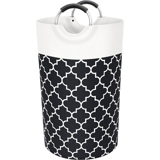 82L Large Capacity Laundry Basket for Dirty Clothes Toy Storage and Organizing - Black V528-BASKET-BLACK-451413