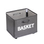 Rolling Storage Basket with Wheels for Under Desk or Shelf Organisation - Grey V528-BASKET-GREY-368128