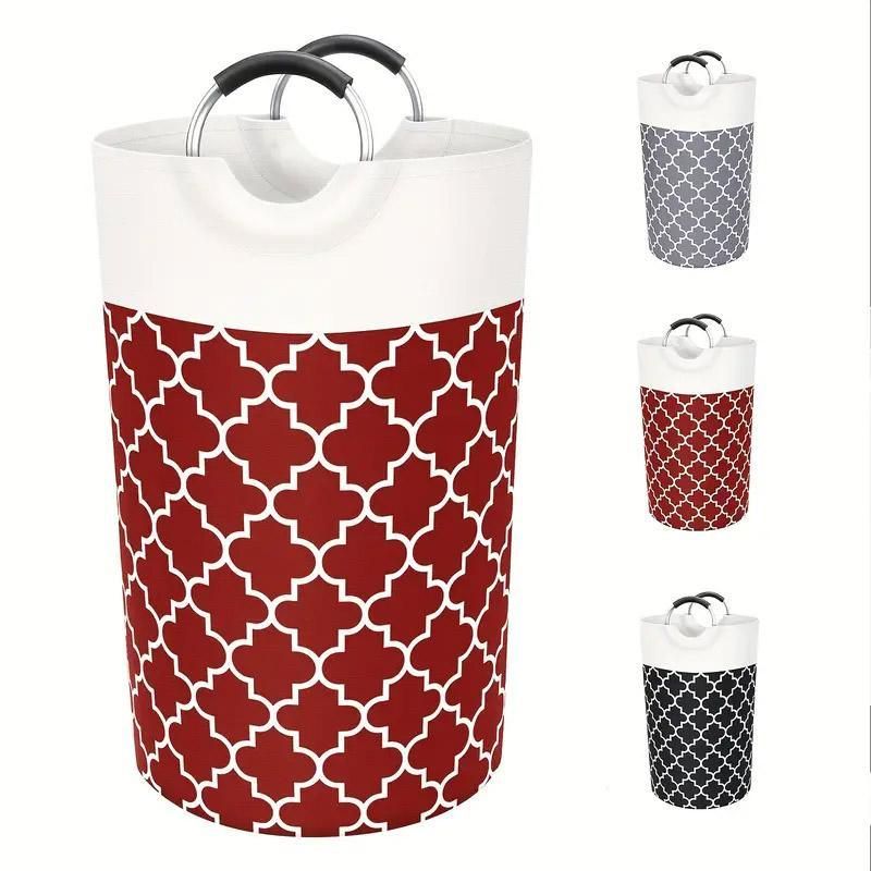 82L Large Capacity Laundry Basket for Dirty Clothes Toy Storage and Organizing - Red V528-BASKET-RED-828232