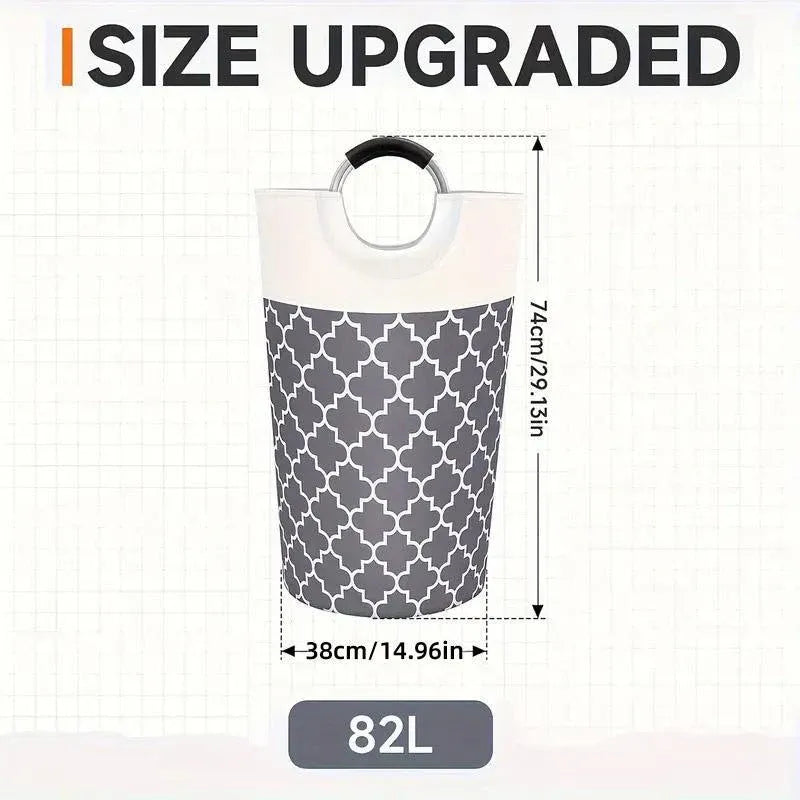 82L Large Capacity Laundry Basket for Dirty Clothes Toy Storage and Organizing - Red V528-BASKET-RED-828232