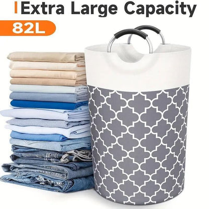82L Large Capacity Laundry Basket for Dirty Clothes Toy Storage and Organizing - Red V528-BASKET-RED-828232