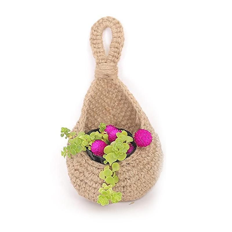 Hanging Wall Organizer Vegetable Fruit Basket Kitchen Storage Pouch Bag Diy 6Size - XL
