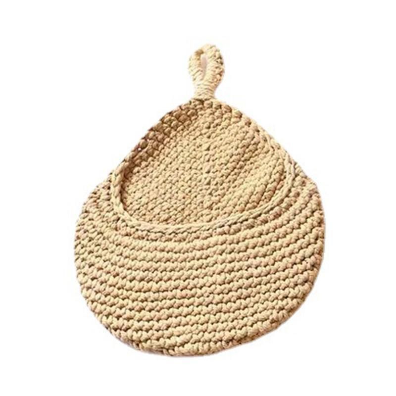 Hanging Wall Organizer Vegetable Fruit Basket Kitchen Storage Pouch Bag Diy 6Size - XXL V528-BASKET-XXL-485274