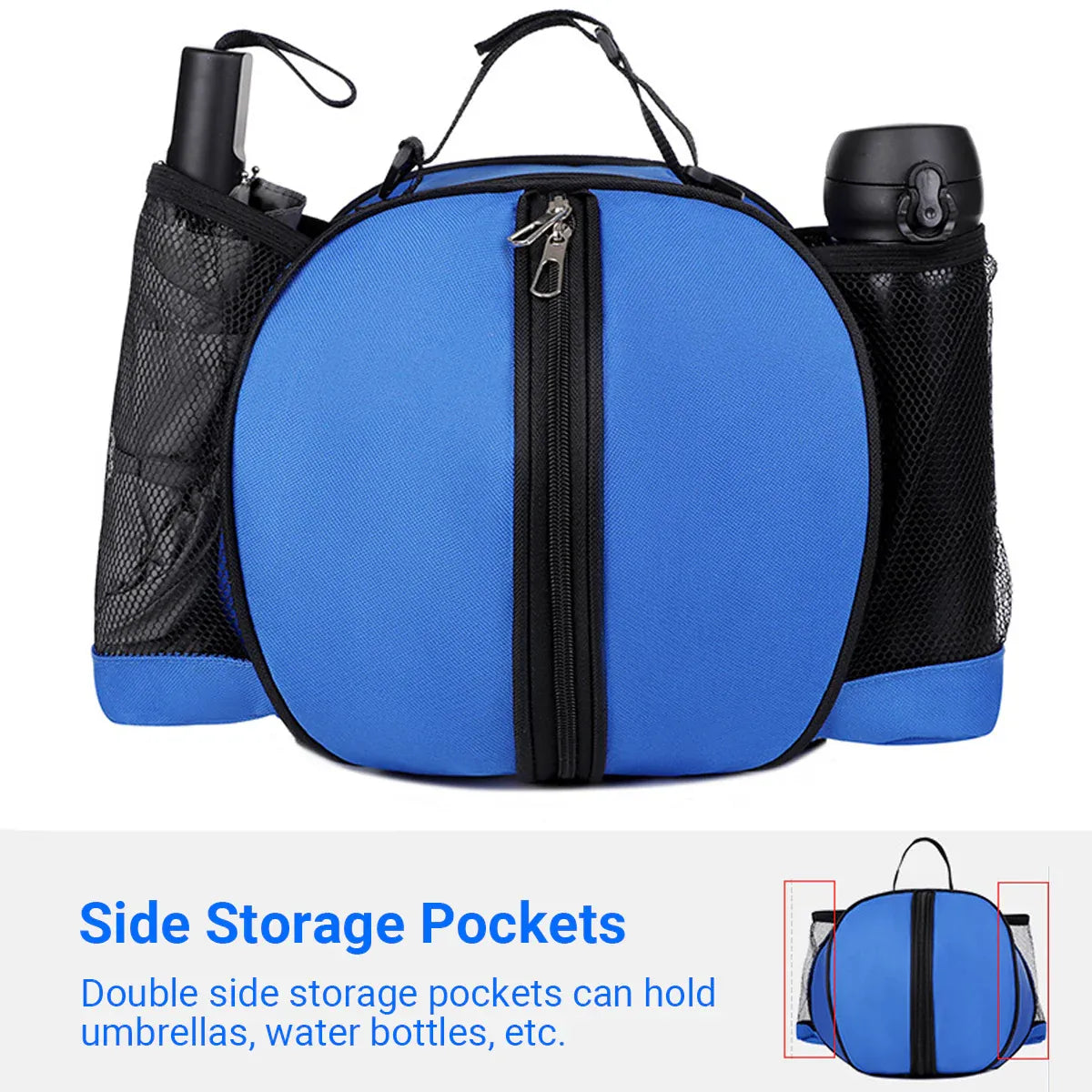Waterproof Sports Outdoor Basketball Bag Gym Training Equipment Bag Backpack V528-BASKETBALL-BAG-BLUE-649805