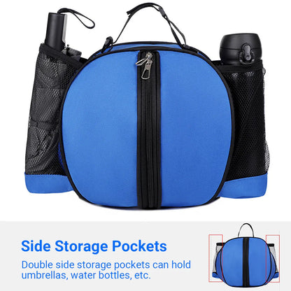 Waterproof Sports Outdoor Basketball Bag Gym Training Equipment Bag Backpack V528-BASKETBALL-BAG-BLUE-649805