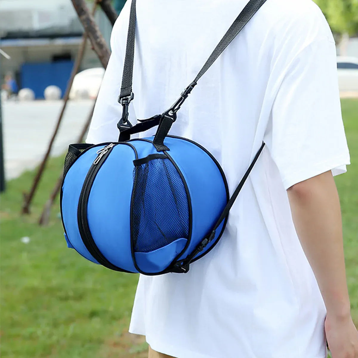 Waterproof Sports Outdoor Basketball Bag Gym Training Equipment Bag Backpack V528-BASKETBALL-BAG-BLUE-649805