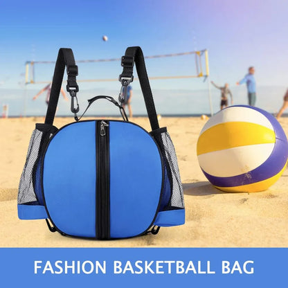 Waterproof Sports Outdoor Basketball Bag Gym Training Equipment Bag Backpack V528-BASKETBALL-BAG-BLUE-649805
