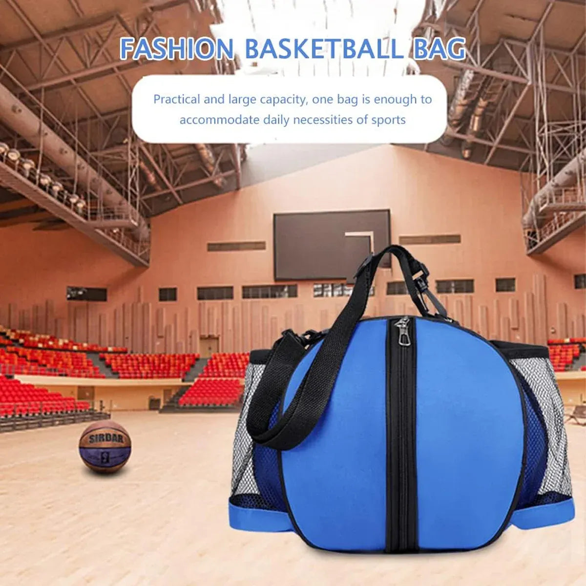 Waterproof Sports Outdoor Basketball Bag Gym Training Equipment Bag Backpack V528-BASKETBALL-BAG-BLUE-649805