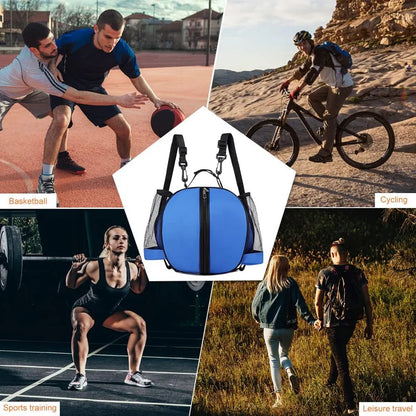 Waterproof Sports Outdoor Basketball Bag Gym Training Equipment Bag Backpack V528-BASKETBALL-BAG-BLUE-649805