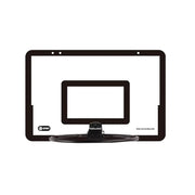 Wall Mounted Foldable Basketball Stand Indoor Outdoor Hoop Frame for Young Players V528-BASKETBALL-BLACK-536328