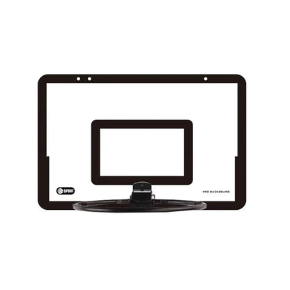 Wall Mounted Foldable Basketball Stand Indoor Outdoor Hoop Frame for Young Players V528-BASKETBALL-BLACK-536328