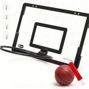 Wall Mounted Foldable Basketball Stand Indoor Outdoor Hoop Frame for Young Players V528-BASKETBALL-BLACK-536328
