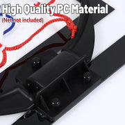 Wall Mounted Foldable Basketball Stand Indoor Outdoor Hoop Frame for Young Players V528-BASKETBALL-BLACK-536328