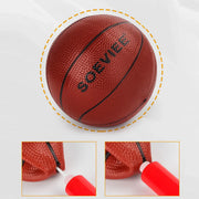 Wall Mounted Foldable Basketball Stand Indoor Outdoor Hoop Frame for Young Players V528-BASKETBALL-BLACK-536328