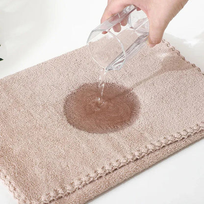 Coral Velvet Towel Set Bath Towels Soft Absorbent Quick Dry Face Hand Cloth Home - Blue V528-BATH-TOWEL-SET-BLUE-390901