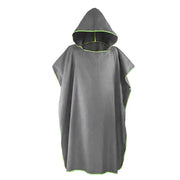 Adult Changing Robe Towel Bath Hooded Quick Dry Beach Towel Poncho Bathrobe - Grey V528-BATHROBE-GREY-154691