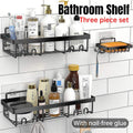 Perforation Free Bathroom Shelf Space Saving Storage Rack Organizer for Home Use V528-BATHROOM-SHELF-945669