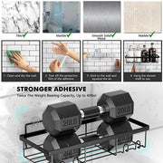 Perforation Free Bathroom Shelf Space Saving Storage Rack Organizer for Home Use V528-BATHROOM-SHELF-945669