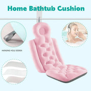 Non-Slip Bath Mat with Cushion Support Universal Bathroom Mat V528-BATHTUB-CUSHIONS-PINK-771197