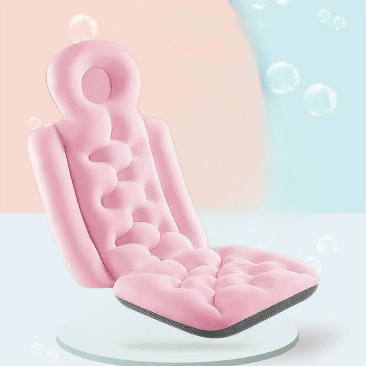 Non-Slip Bath Mat with Cushion Support Universal Bathroom Mat V528-BATHTUB-CUSHIONS-PINK-771197