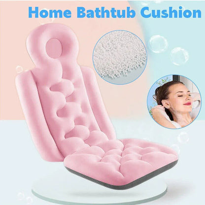 Non-Slip Bath Mat with Cushion Support Universal Bathroom Mat V528-BATHTUB-CUSHIONS-PINK-771197
