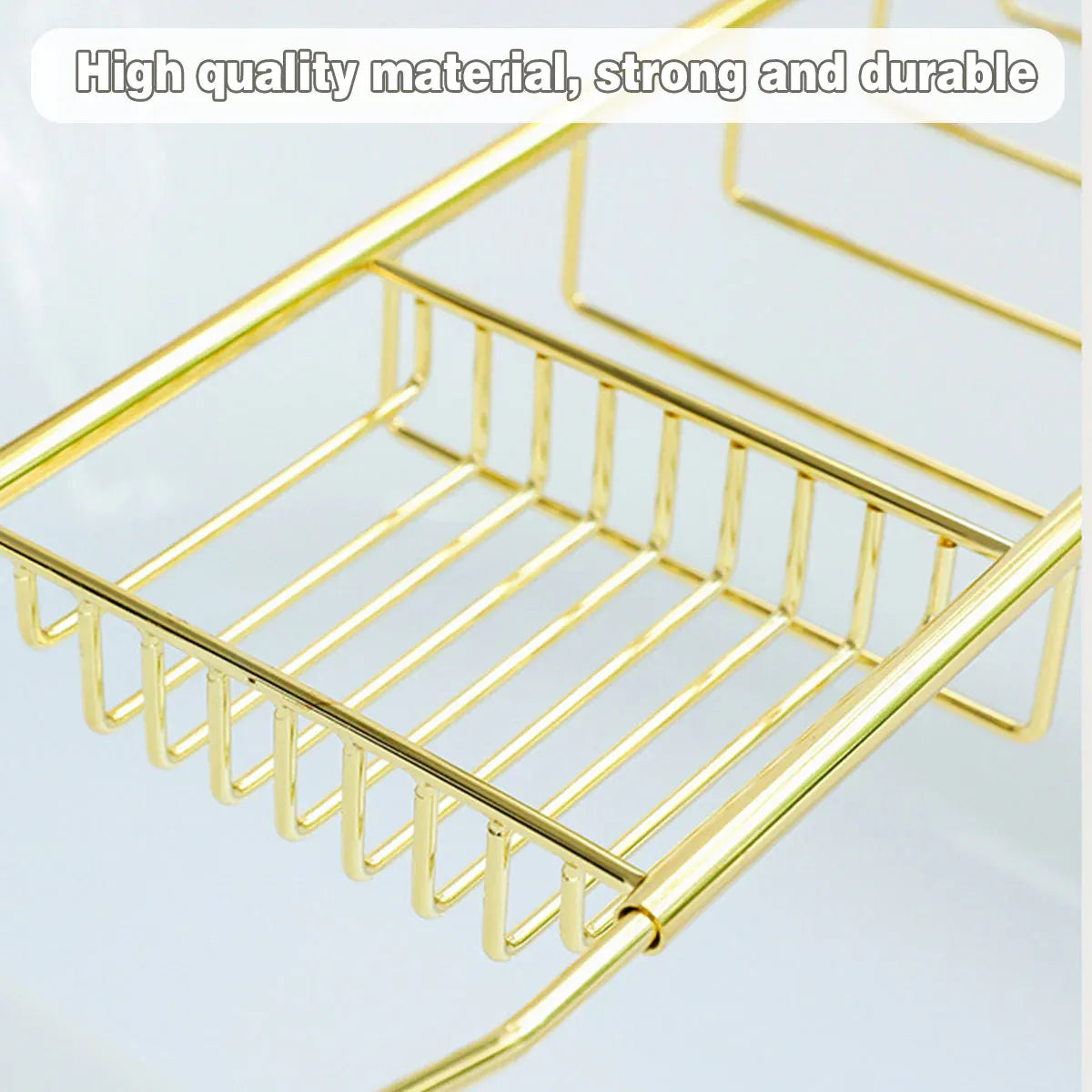 Bathtub Rack Bathroom Storage Shelf Telescopic Adjustable Organiser Tray Home - Silver V528-BATHTUB-TRAY-SILVER-172923