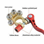 Heavy Duty Car Battery Terminal Clamp 2PCS Quick Release Brass Connector V528-BATTERYTERMINAL-2PCS-96646