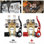 Heavy Duty Car Battery Terminal Clamp 2PCS Quick Release Brass Connector V528-BATTERYTERMINAL-2PCS-96646