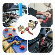 Heavy Duty Car Battery Terminal Clamp 2PCS Quick Release Brass Connector V528-BATTERYTERMINAL-2PCS-96646