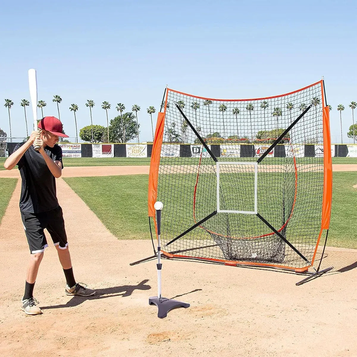 Baseball Hitting Net Practice Target Throwing Batting Training Net For Outdoor V528-BATTING-NET-455512
