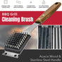BBQ Grill Cleaning Brush Heavy Duty Wire Scraper for Outdoor Grill Maintenance V528-BBQ-391761