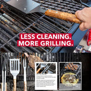 BBQ Grill Cleaning Brush Heavy Duty Wire Scraper for Outdoor Grill Maintenance V528-BBQ-391761
