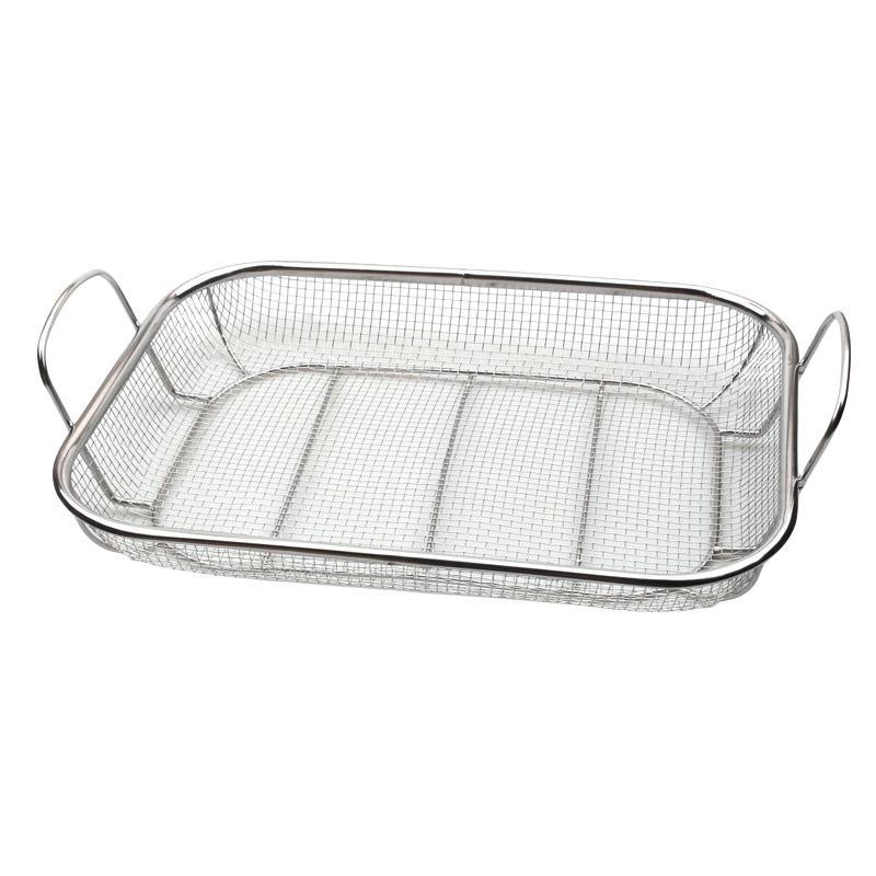 Stainless Steel Square Barbecue Basket Multifunctional Tray Grilling Vegetables V528-BBQ-BASKET-354723
