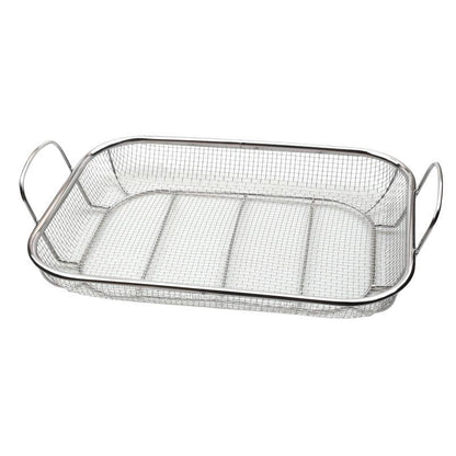 Stainless Steel Square Barbecue Basket Multifunctional Tray Grilling Vegetables V528-BBQ-BASKET-354723