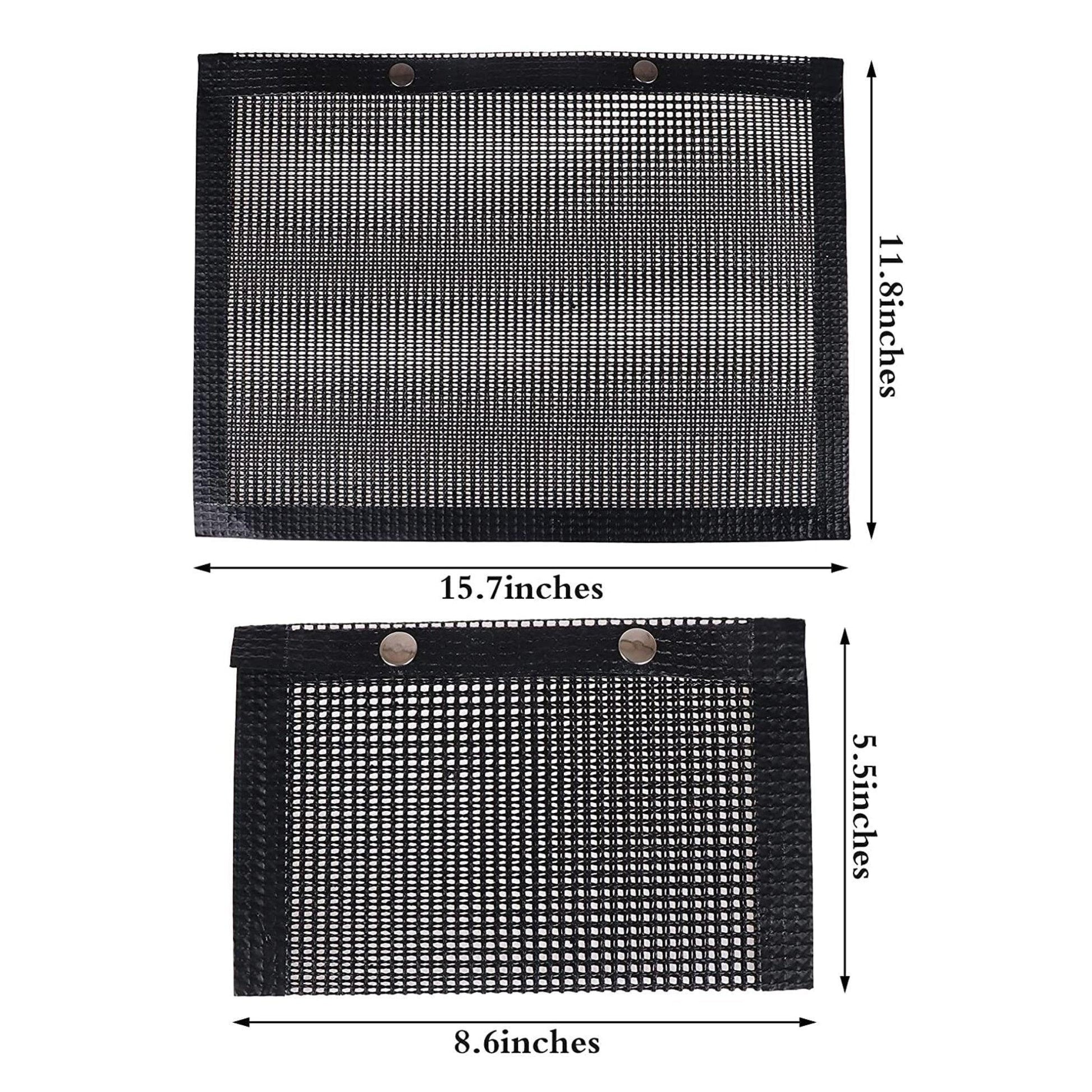 24x14CM BBQ Grilling Mesh Reusable Bag Outdoor Camping Barbecue Grill Mats Cooking Pads - Copper V528-BBQ-NETBAGCOPPER24-14CM-SMALL