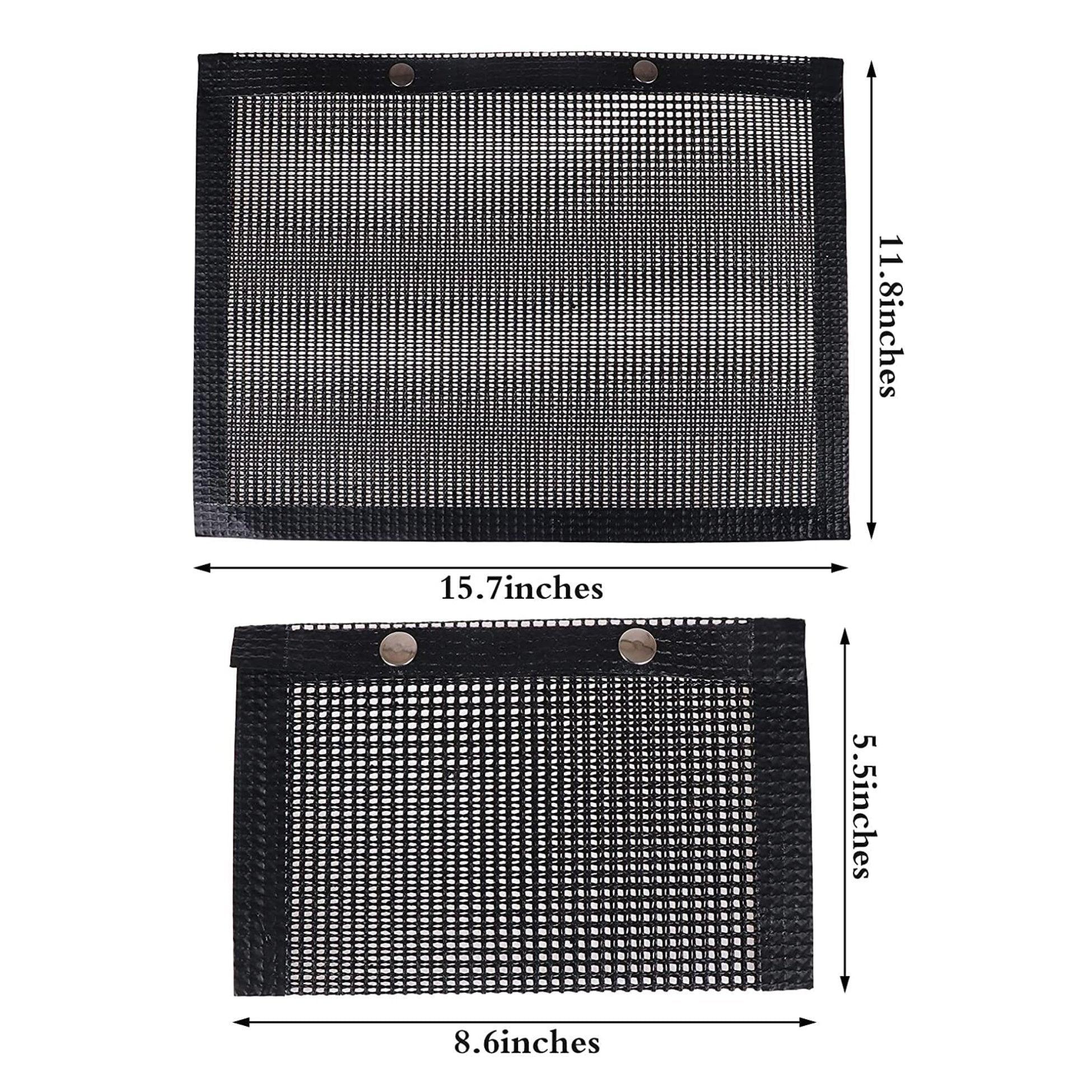 24x14CM BBQ Grilling Mesh Reusable Bag Outdoor Camping Barbecue Grill Mats Cooking Pads - Copper V528-BBQ-NETBAGCOPPER24-14CM-SMALL