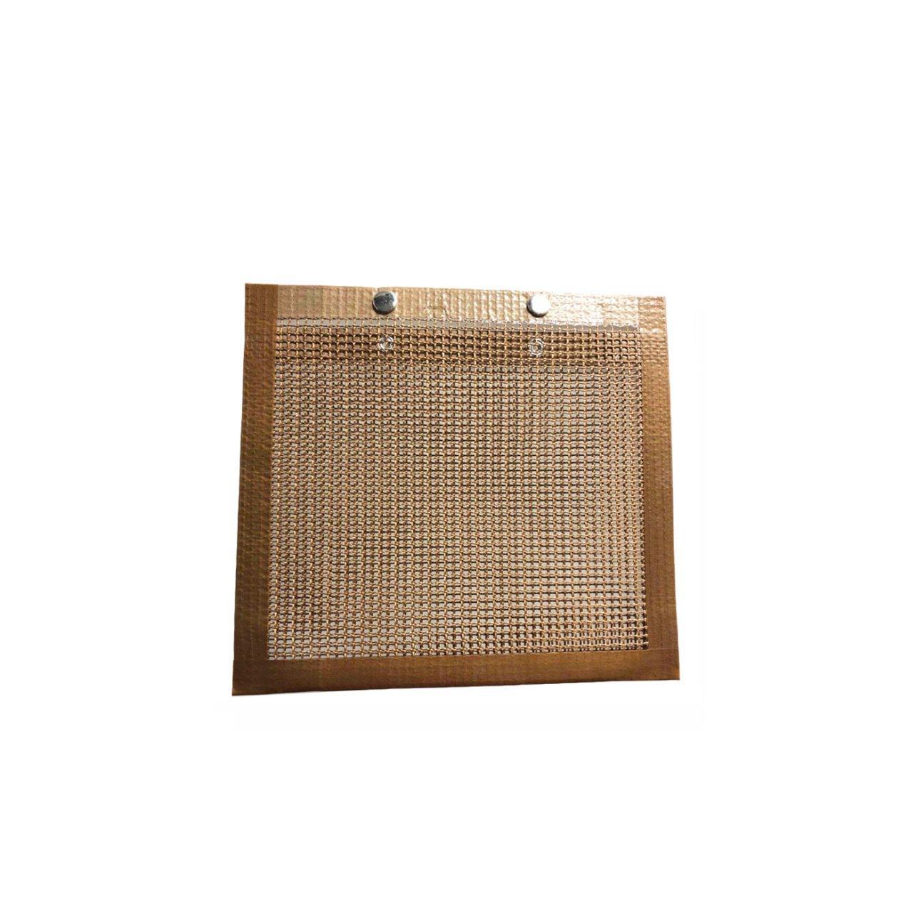 24x14CM BBQ Grilling Mesh Reusable Bag Outdoor Camping Barbecue Grill Mats Cooking Pads - Copper V528-BBQ-NETBAGCOPPER24-14CM-SMALL