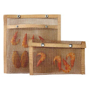 BBQ Mesh Grill Bag 27x22cm Non Stick Reusable Barbecue Grilling Basket Net - Copper V528-BBQ-NETBAGCOPPER27-22CM-LARGE