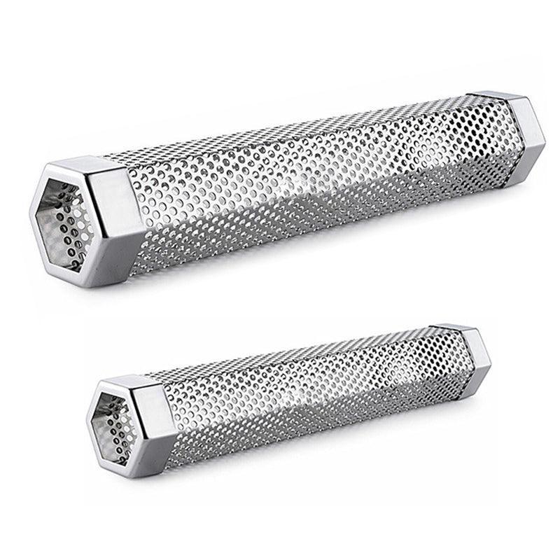 Hexagon Bbq Smoker Tube Stainless Steel Grill Accessory Smoking Box Long Lasting - 6Inch V528-BBQAMOKERTUBE-6INCH-450215