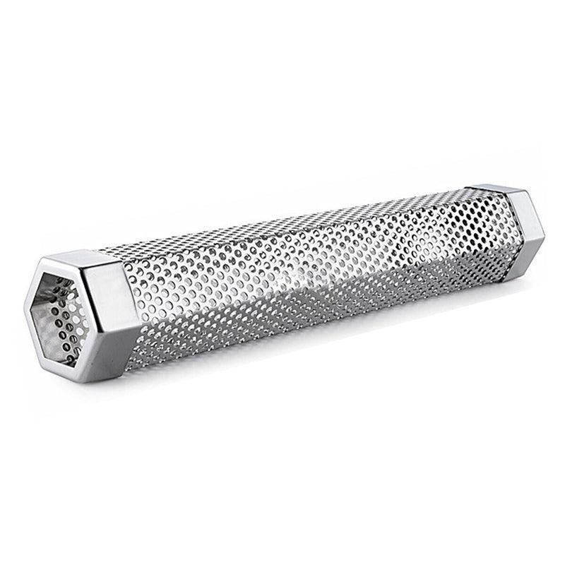 Hexagon Bbq Smoker Tube Stainless Steel Grill Accessory Smoking Box Long Lasting - 6Inch V528-BBQAMOKERTUBE-6INCH-450215