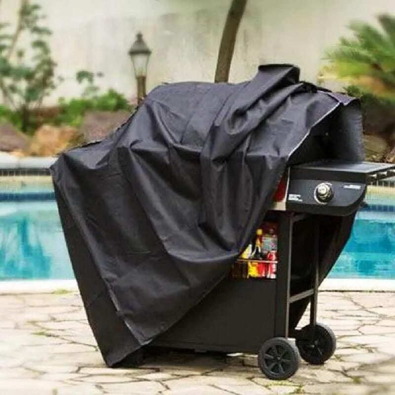 Waterproof Bbq Cover Heavy Duty Rain Gas Barbeque Smoker Grill Protector L/XL/XXL - L V528-BBQCOVER-L-221594