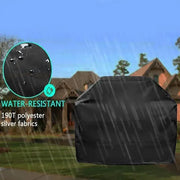 Waterproof Bbq Cover Heavy Duty Rain Gas Barbeque Smoker Grill Protector L/XL/XXL - L V528-BBQCOVER-L-221594